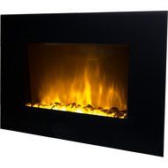 Warm House OWF-10303 Oslo Wall-Mounted LED Fireplace with Color-Changing Flame Effect N7