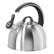 Oggi Whistling Tea Kettle with Capsulated Base, 2.8 L/95 oz, Stainless Steel
