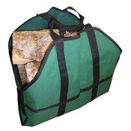 NEW ~ Deluxe Log Bag Carrier ~ This Superior Heavy Duty Outdoor-Indoor Log Holder Carrier for Firewood Is 16 Oz... N4
