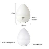 Joymee 5 in1 Atomizer Humidifier Whisper-quiet Operation, Aroma Diffuser, 7 Color LED Lights, Blue-tooth Audio... N3