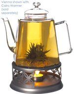 GROSCHE Cairo Premium Teapot Warmer with tea lite candle. For glass teapot and other heatproof dish warming use.