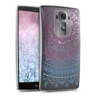 kwmobile Elegant and light weight Crystal Case Design Indian sun for LG G Flex 2 in light pink white transparent N18