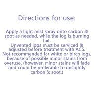 ACS Gas Log Cleaner Removes Carbon and Soot From Fireplace Gas Logs | 1 Pint - 16oz. Spray Bottle N2