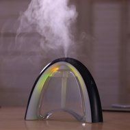 Dacawin Rainbow Message Board USB Air Humidifier Light Color Night (Black) N9
