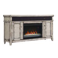 ClassicFlame Simmons Electric Fireplace Entertainment Center in Country White - 26MMS8529-T478