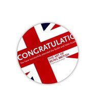 Generic With British Made By Mdf Cup Coaster Loveliness