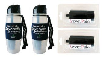 $averPak Single - Includes 1 Seychelle 28oz Flip Top Filter Bottle with the ADVANCED Filter N8