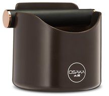 Osaka, Shock-Absorbent Espresso Knock Box - Durable 4.7 Inch Barista Style Knockbox "Kawachi Fuji Garden" (Red)