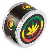 Formax420 Zinc Alloy Herb Grinder 1.5 inch 3 Parts Tobacco Grinder Bob Marley 1 pcs N2