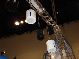 Atlas Sound PM8CX-W Pendant Mount Speaker Coaxial, 150 Watts, 90 Degree Dispersion (White)