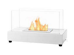 Ignis Portable Tabletop Ventless Bio Ethanol Fireplace - Tower (Stainless Steel) N12