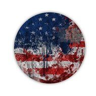 Generic Beautify Cup Mat Design With American Flag 3 Mdf N4