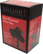 Valiant FIR362 Ventum 2 Heat Powered Stove Fan, Satin Black N7
