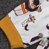 Clothes Set ,BeautyVan Newborn Infant Clothes Baby Boy Monsters Print Tops Romper+ Pants Outfits Set (12M, White) N2
