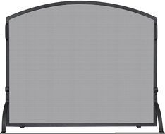 UniFlame S-1033 Single Panel Wrought Iron Arch Top Screen, Small