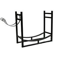 Sunnydaze Firewood Log Rack with Removeble Kindling Holder, 33 Inch Wide x 30 Inch Tall N5