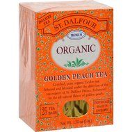 St. Dalfour Organic Tea, Golden Peach, 25 ct