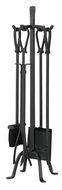 Uniflame, F-1183, 5pc Olde World Iron Finish Tool Set with Loop Handles