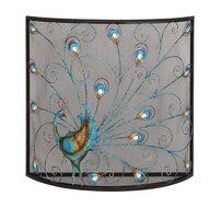 Benzara The Bird Metal Fireplace Screen
