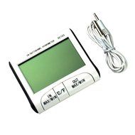 Tera Indoor and Outdoor Digital Thermometer Hygrometer Temperature and Humidity Monitor Gauge with Detector and... N4