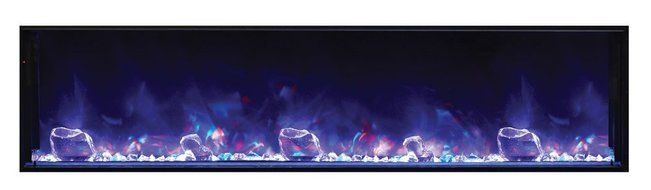 Amantii BI-60-DEEP - 60" wide x 12" deep - Electric Fireplace N3