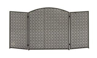 Deco 79 50363 Attractive Metal Fire Screen, 52" W x 30" H