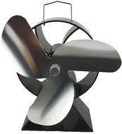 3-Blade Heat Powered Stove Fan for Wood / Log Burner/Fireplace i- Eco Friendly N2