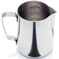 Luxica Stainless Steel Milk Frothing Pitcher - with Measurement Markings and Bonus Storage Bag (12 or 20 oz.)... N3