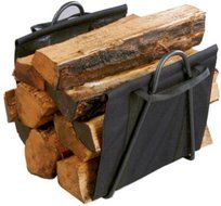 PANACEA PRODUCTS 15216 Fireplace Blk Log Tote N2