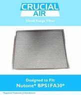 Broan Nutone Hood Range Filter Fits 30-Inch QS1 &amp; WS1, Part # BPS1FA30, Designed &amp; Engineered by Crucial Air