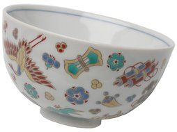 Kutani Pottery Full of Treasures pattern Bowl from Japan SMS-4