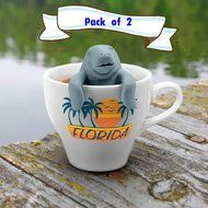 QOCOO Pack of 2 Home Office Loose Leaf Tea Infuser Strainers for LossTea, Blcak Tea, Green Tea,Made from Food-Grade...