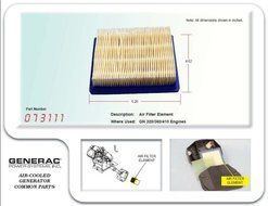 Generac - ELEMENT: AIR FILTER - 73111