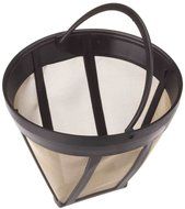 Permanent Coffee Filter - #4 Cone Shape Permanent Coffee Filter (Gold/Black, 1) [version:x9.8] by DELIAWINTERFEL