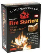 Brick or Outdoor Pizza Oven, Fireplace, Wood Firebox Smoker Pellet Stove Camping BBQ Fire starters, 144 ct