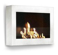 Anywhere Fireplace - SoHo Wall Mount Ethanol Fireplace (High Gloss White)