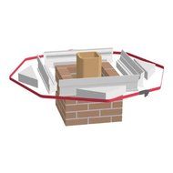 AHRENS CHIMNEY TECHNIQUE, INC. 30060 Victorian Crown Forms Kit, 5 ft. x4 ft. , Case Of 6