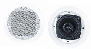 MCM Custom Audio 50-14000 4'' Two-Way Ceiling Speaker Pair - 20W RMS