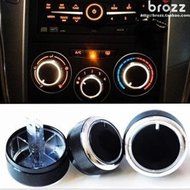 Yosa Aluminum alloy air conditioning knob AC Knob for Nissan TIIDA GENISS VN200 LIVINA 04-10 Sylphy 2012 ,3pcs... N3