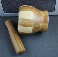 1 Pieces Mixing Bowl for Mortar &amp; Pestle Garlic Masher Spice Crusher Grain dehusking