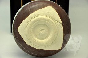 Japanese Mino Yaki ware Matcha Bowl Green Tea 11.5 / 11.5 / 8cm (4.5 / 4.5 / 3.1inch)[7330] N2