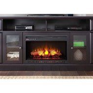 Brown Whalen Remote Control Barston Fireplace Media Console For TV's Up To 70" N6