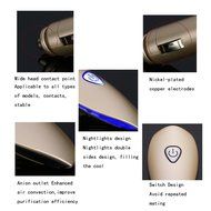 Car air purifier in addition to charging Dual USB car smoke purifier anion car oxygen bar (Black) N5
