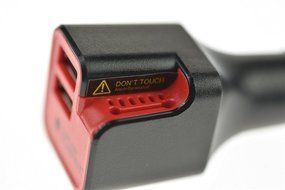 ATD Black Mini Dual Port USB Charge Car Air Purification Freshener Oxygen Bar Ionizer Humidifier N7