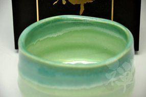 Japanese Mino Yaki ware Matcha Bowl Green Tea 11.5 / 11.5 / 8.5cm (4.5 / 4.5 / 3.3inch)[7333] N2