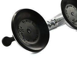 Alytimes Heavy Duty Aluminum Double Handle (2 cup) suction cup plate/pad for lifting/pulling glass N3