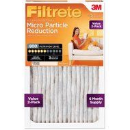 3M Filtrete Micro Particle Reduction Air and Furnace Filter, Available in Multiple Sizes, 2-Pack