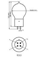 2PCS Psvane WE101D / WE101D-L Replica Tubes Matched Pair