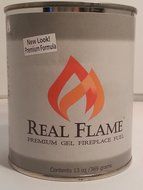 REAL FLAME COMPANY 2112 Premium Gel Fireplace Fuel Lasts Up to 3 Hours, 13 oz N2