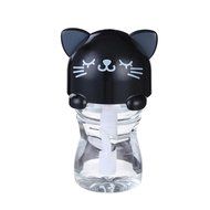 Dacawin USB Mini Cartoon Bottle Cap Humidifier Office Air Diffuser (Black) N8
